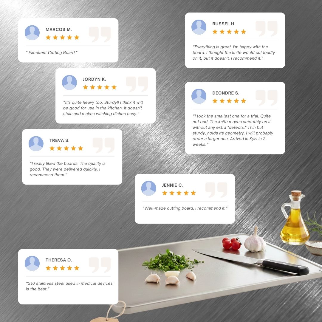 COOK SAFER. CUT CLEANER. | PURETITAN™ CUTTING BOARD