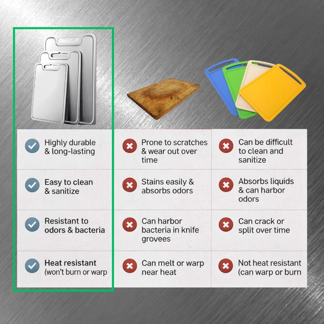 COOK SAFER. CUT CLEANER. | PURETITAN™ CUTTING BOARD