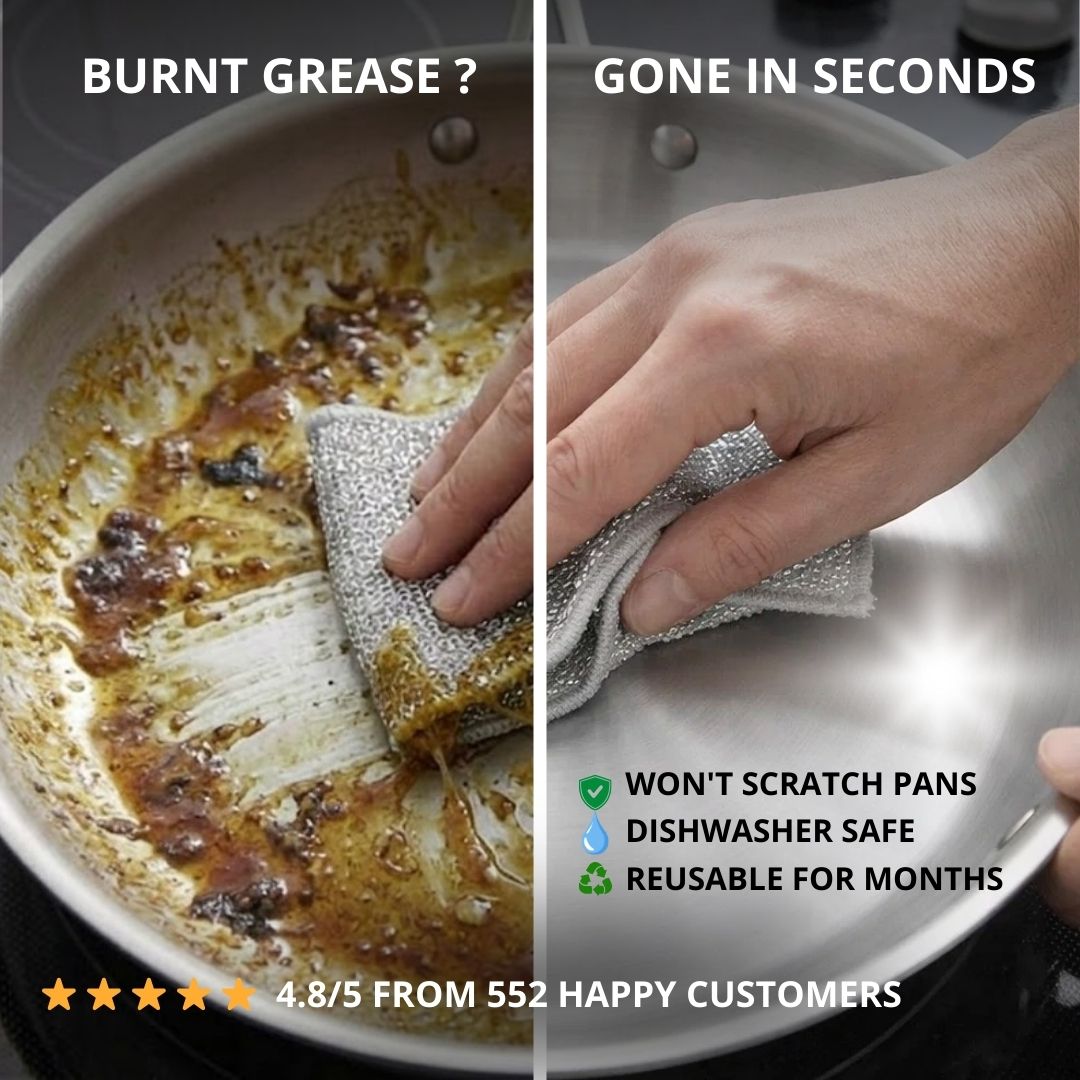 Powerscrub Mesh™ | Metal Mesh Cleaning Cloths