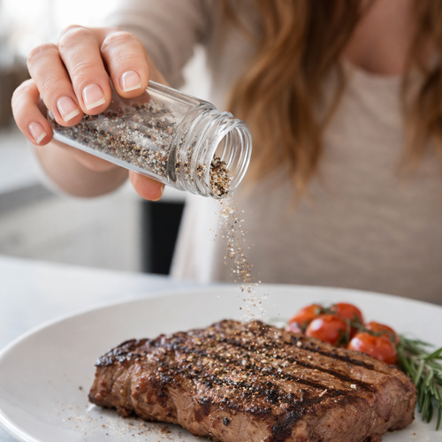 12 GLASS SPICE JAR SET – MINIMALIST LABELS & FUNNEL INCLUDED
